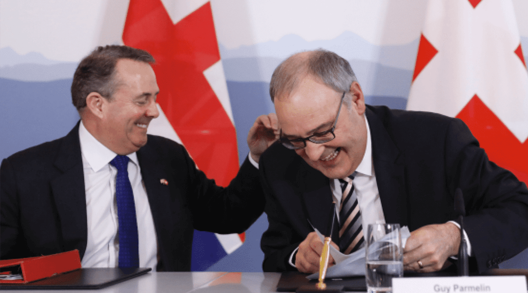 Post-Brexit Trade Agreement to be signed by Switzerland and the UK