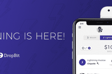 Coinninja’s Dropbit Bitcoin Wallet Adds Support of Lightning Network