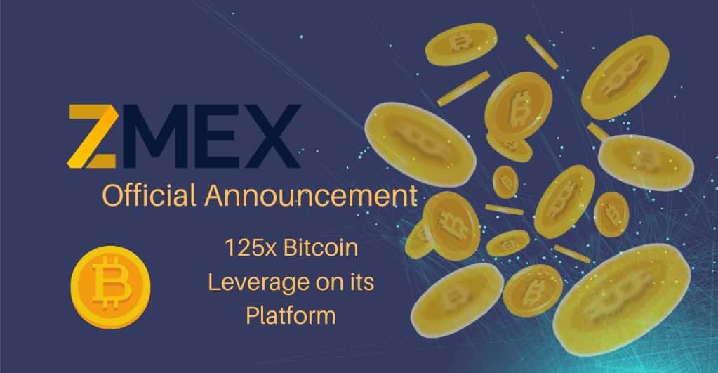 ZMEX to Officially Launch Its Platform With 125x Bitcoin Leverage